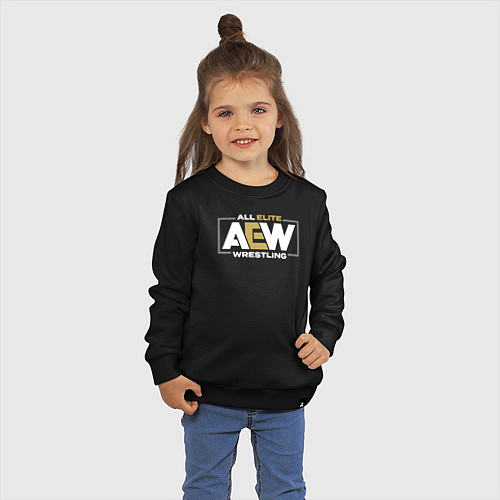 Детский свитшот All Elite Wrestling AEW / Черный – фото 3