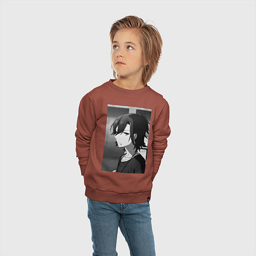 Детский свитшот Хоримия Изуми Миямура / Кирпичный – фото 4