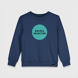 Свитшот хлопковый детский Recoil - Wilders circle, цвет: тёмно-синий