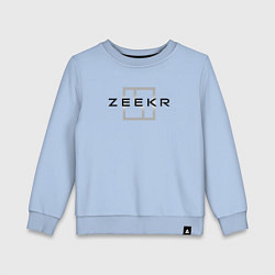 Свитшот хлопковый детский Zeecr - auto, цвет: мягкое небо