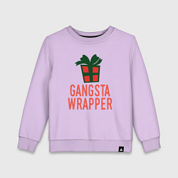 Детский свитшот Gangsta wrapper