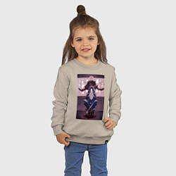 Свитшот хлопковый детский Патриотизм Луис Джеймс Мориарти, цвет: миндальный — фото 2