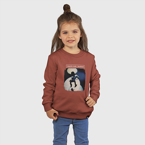 Детский свитшот Depeche Mode - Dave devotional tour / Кирпичный – фото 3