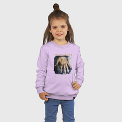 Свитшот хлопковый детский Depeche Mode - Ultra hand, цвет: лаванда — фото 2