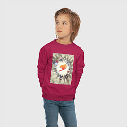 Свитшот хлопковый детский Хвост Феи Люси Хартфилия, цвет: маджента — фото 2