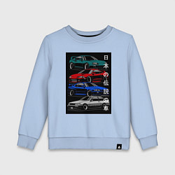 Детский свитшот JDM автомобили