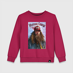 Свитшот хлопковый детский Форест Гамп - Том Хэнкс, цвет: маджента