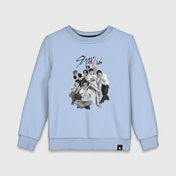 Свитшот хлопковый детский Stray Kids 6th Anniversary, цвет: мягкое небо
