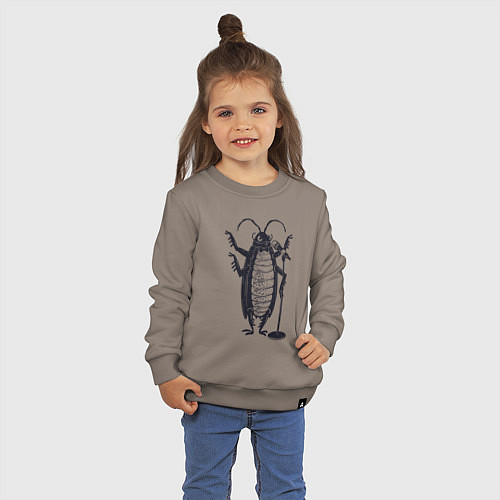 Детский свитшот Тараканчик певец / Утренний латте – фото 3