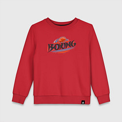 Свитшот хлопковый детский Style boxing, цвет: красный