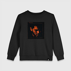 Свитшот хлопковый детский The Weeknd Trilogy, цвет: черный