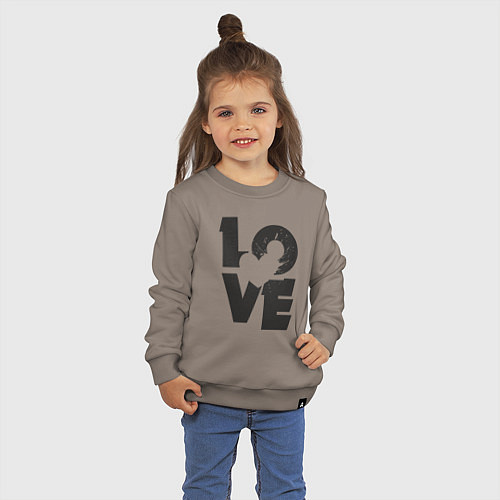 Детский свитшот Splash love / Утренний латте – фото 3