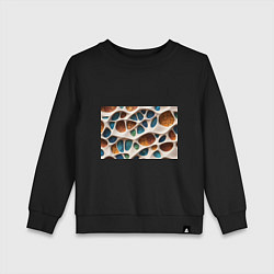 Свитшот хлопковый детский Вдохновлено Антонио Гауди, цвет: черный
