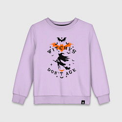 Детский свитшот Ведьмы не стареют - Хэллоуин