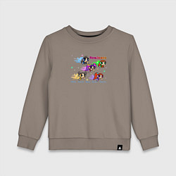 Свитшот хлопковый детский NewJeans album Get Up Minji Hanni Danielle Haerin, цвет: утренний латте