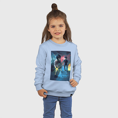 Детский свитшот Дандадан: Момо Аясэ / Мягкое небо – фото 3