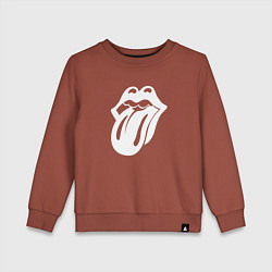 Детский свитшот Rolling Stones - white logo