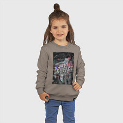 Свитшот хлопковый детский Just Artefact, цвет: утренний латте — фото 2