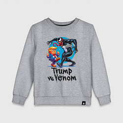 Детский свитшот Venom vs Donald Trump - ai art fantasy