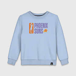 Свитшот хлопковый детский Phoenix Suns play, цвет: мягкое небо