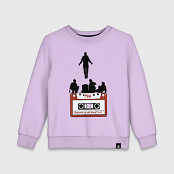 Свитшот хлопковый детский Очень странные дела - Макс, цвет: лаванда