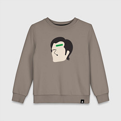 Свитшот хлопковый детский Марк Разделение, цвет: утренний латте