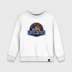 Свитшот хлопковый детский Memphis Grizzlies - NBA, цвет: белый