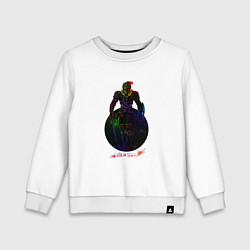 Свитшот хлопковый детский Anime Goblin Slayer Оркболг, цвет: белый