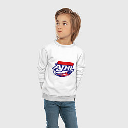 Свитшот хлопковый детский AJHL, цвет: белый — фото 2