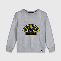 Свитшот хлопковый детский HC Boston Bruins Label, цвет: меланж