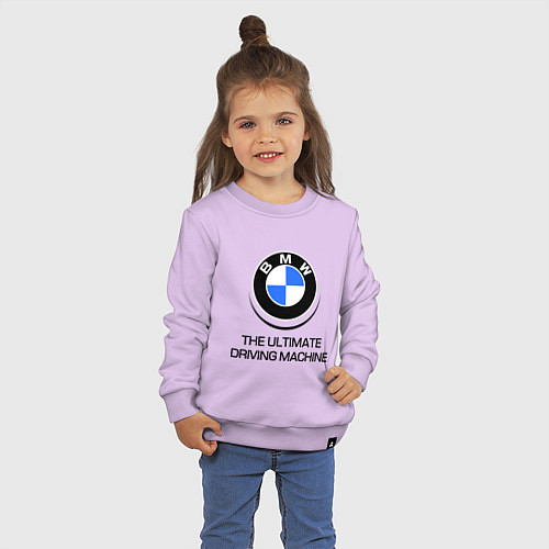 Детский свитшот BMW Driving Machine / Лаванда – фото 3