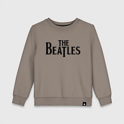 Свитшот хлопковый детский The Beatles, цвет: утренний латте