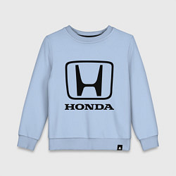 Свитшот хлопковый детский Honda logo, цвет: мягкое небо