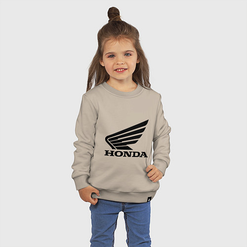 Детский свитшот Honda Motor / Миндальный – фото 3