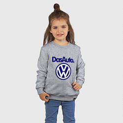 Свитшот хлопковый детский Volkswagen Das Auto, цвет: меланж — фото 2