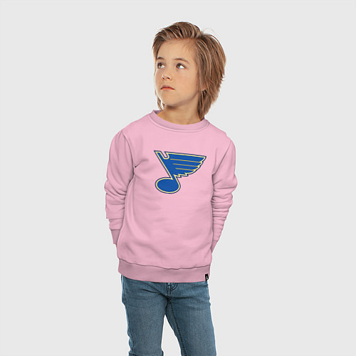 Детский свитшот St Louis Blues / Светло-розовый – фото 4