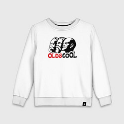 Свитшот хлопковый детский Oldscool USSR, цвет: белый