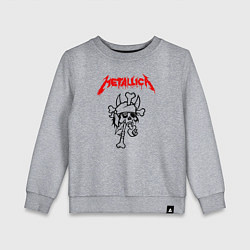 Детский свитшот Metallica: Pushead Skull