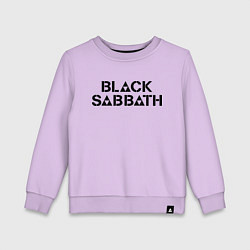 Свитшот хлопковый детский Black Sabbath, цвет: лаванда
