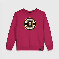 Свитшот хлопковый детский Boston Bruins, цвет: маджента