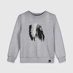 Свитшот хлопковый детский Джонни Депп, цвет: меланж