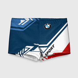 Плавки для мальчика BMW SPORT, цвет: 3D-принт