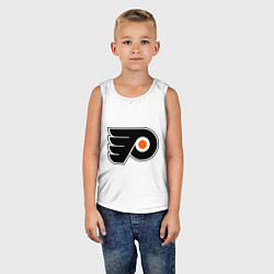Майка детская хлопок Philadelphia Flyers, цвет: белый — фото 2