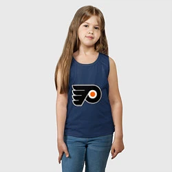 Майка детская хлопок Philadelphia Flyers, цвет: тёмно-синий — фото 2