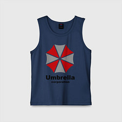 Майка детская хлопок Umbrella corporation, цвет: тёмно-синий