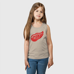 Майка детская хлопок Detroit Red Wings: Pavel Datsyuk, цвет: миндальный — фото 2