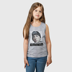 Майка детская хлопок Eminem labyrinth, цвет: меланж — фото 2