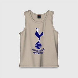 Майка детская хлопок Tottenham FC, цвет: миндальный