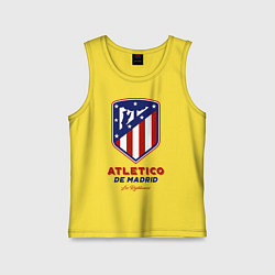 Майка детская хлопок Atlecito de Madrid, цвет: желтый