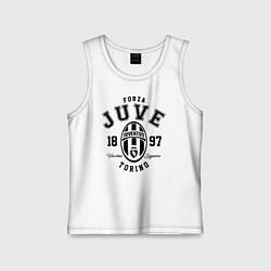 Майка детская хлопок Forza Juve 1897: Torino, цвет: белый